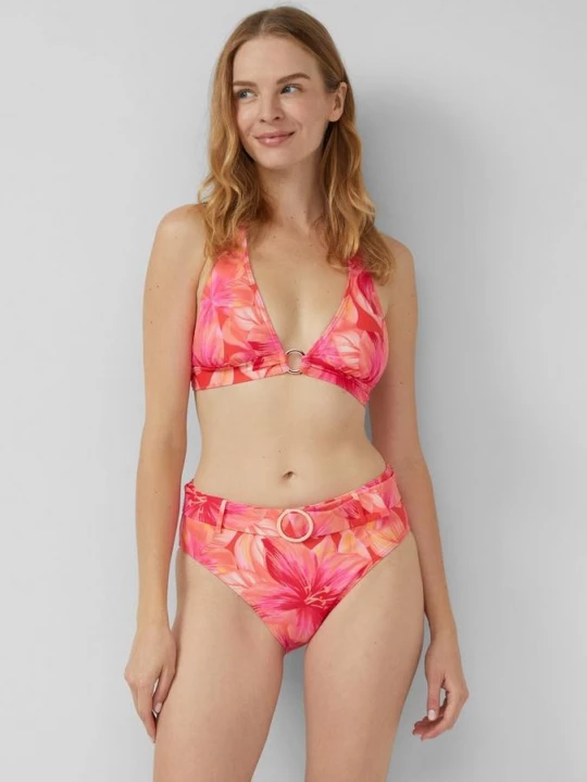 Foto van product Bikinibroekje met hoge taille en afneembare riem met decoratieve ring s.Oliver