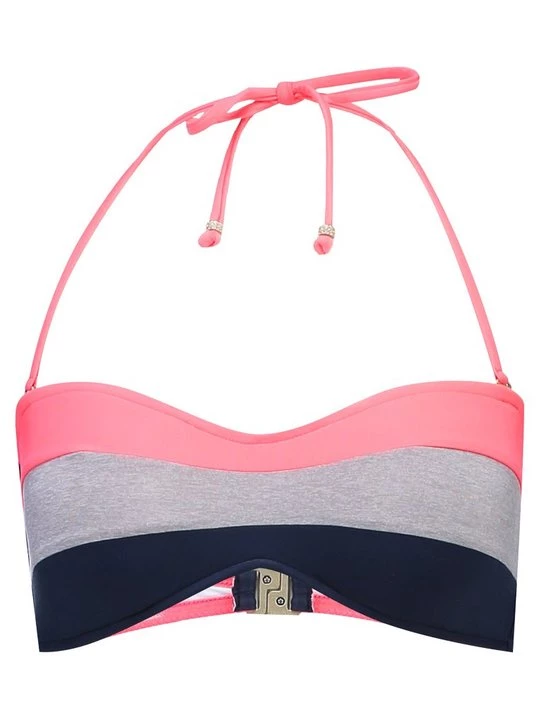 Foto van product Bikinitop Beachlife lichtgrijs gemêleerd