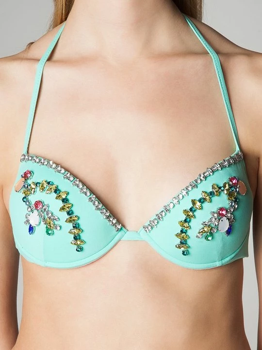 Foto van product Bikinitop Blugirl Blumarine turquoise