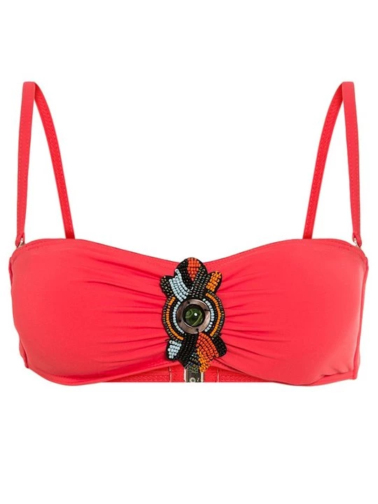 Foto van product Bikinitop Kiwi Saint Tropez koraalrood