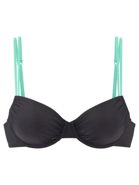 Foto van product Bikinitop met beugels en colour blocks s.Oliver