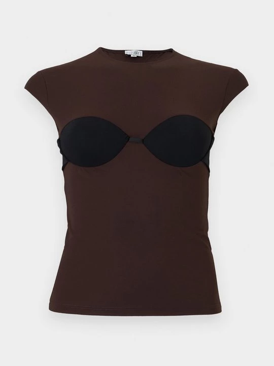 Foto van product Bikinitop MM6 Maison Margiela donkerbruin