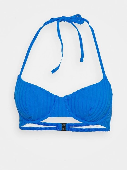 Foto van product Bikinitop Solid & Striped blauw