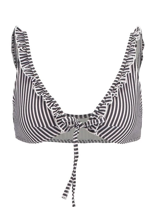 Foto van product Bikinitop Solid & Striped blauw