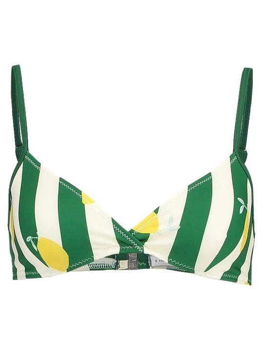 Foto van product Bikinitop Solid & Striped groen
