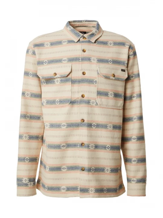Foto van product BILLABONG Overhemd 'Offshore' lichtbeige / lichtblauw / pastelgroen / pastelrood