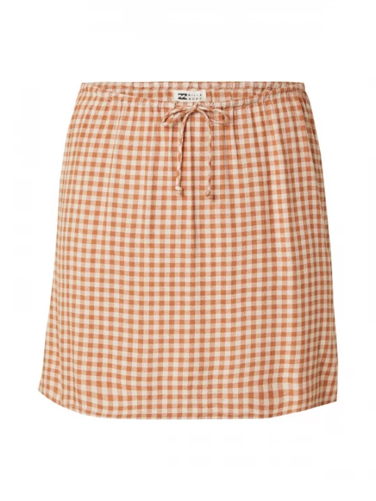 Foto van product BILLABONG Rok 'LIL CHECK' mandarijn / wit