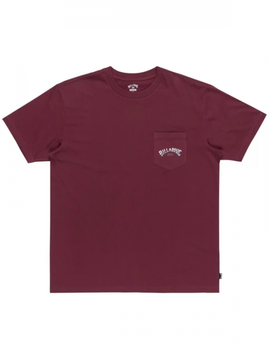 Foto van product BILLABONG Shirt 'Billabong Stacked Arch' donkerrood