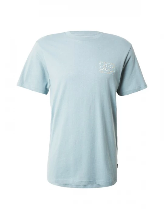 Foto van product BILLABONG Shirt 'CRAYON WAVE' hemelsblauw / lichtblauw / oranje