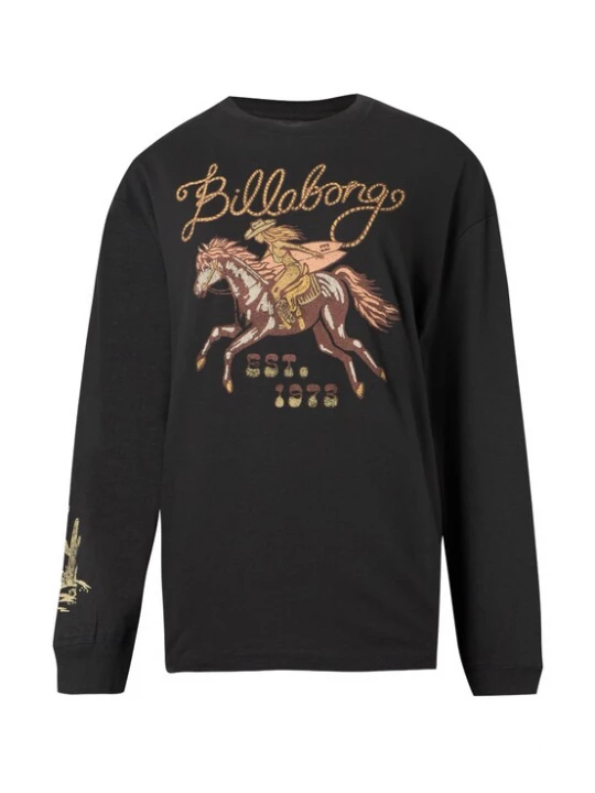 Foto van product BILLABONG Shirt 'Familiar Roads' bruin / geel / grijs / zwart
