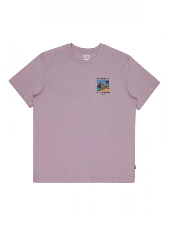 Foto van product BILLABONG Shirt 'Post Cards' hemelsblauw / goudgeel / pastellila / zwart