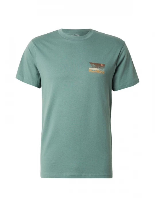 Foto van product BILLABONG Shirt 'Range' beige / chocoladebruin / pueblo / petrol