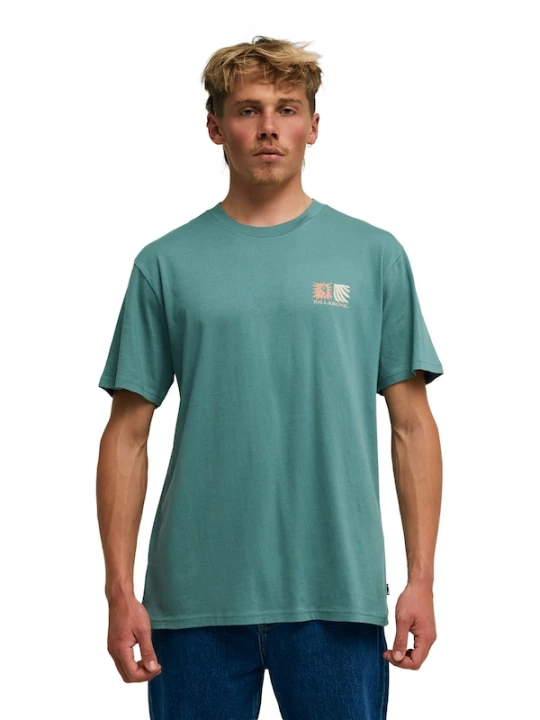 Foto van product BILLABONG Shirt 'Surge' donkerblauw / lichtgeel / petrol / pasteloranje