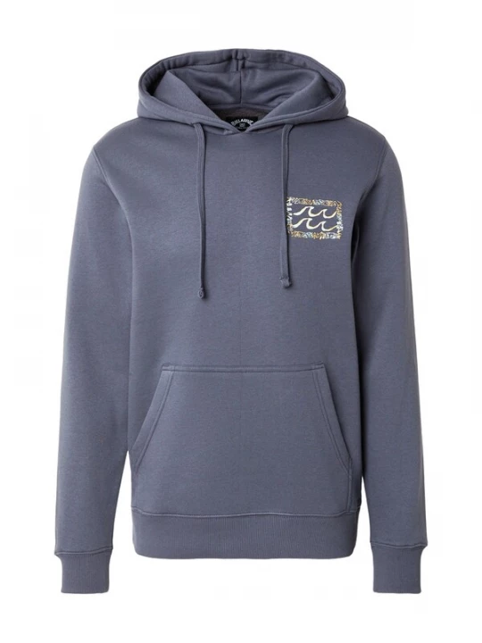 Foto van product BILLABONG Sweatshirt 'FOUNDATION' smoky blue / lichtblauw / mosterd / wit