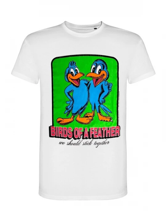 Foto van product Billie Eilish Shirt 'Billie Eilish Birds Of A Feather Organic T-Shirt' wit