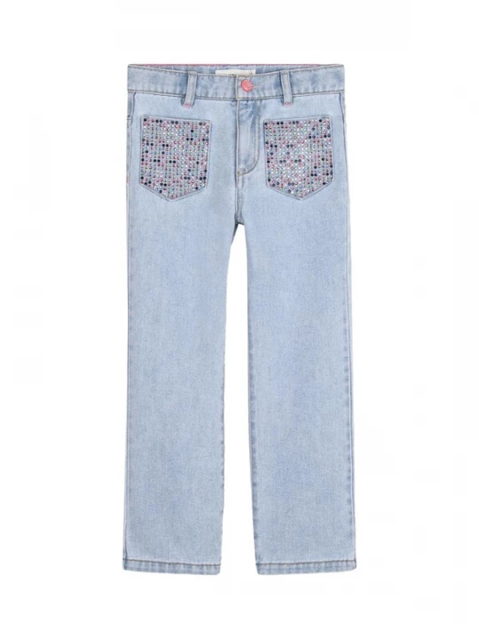 Foto van product Billieblush Jeans 'Jeans blu denim per bambina' blauw denim