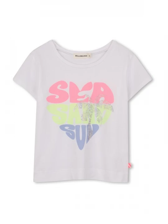 Foto van product Billieblush Shirt lichtgroen / pink / wit