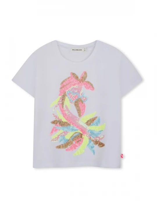 Foto van product Billieblush Shirt neongeel / pink / natuurwit