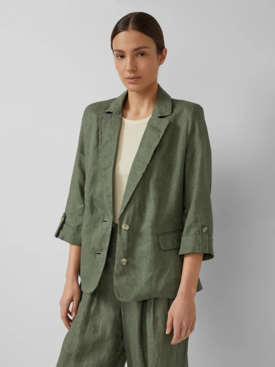Foto van product Binnen blazer s.Oliver olijfgroen