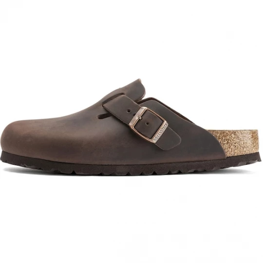 Foto van product BIRKENSTOCK Instappers 'Boston' donkerbruin