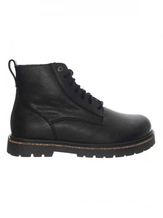 Foto van product BIRKENSTOCK Laarzen 'Highwood Lace Mid N Black, Natural Leather' zwart
