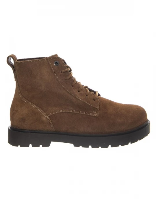 Foto van product BIRKENSTOCK Laarzen 'Highwood Lace Mid N Dark Tea, Suede Leather' bruin
