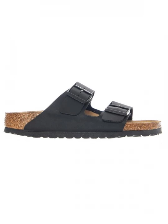 Foto van product BIRKENSTOCK Sandalen 'Arizona Birko Flor Narrow Fit Black' zwart