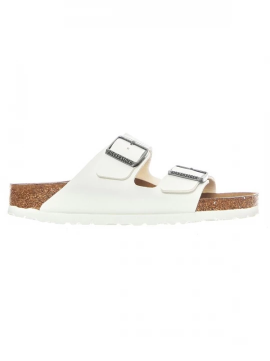 Foto van product BIRKENSTOCK Sandalen 'Arizona Birko Flor Narrow Fit' wit