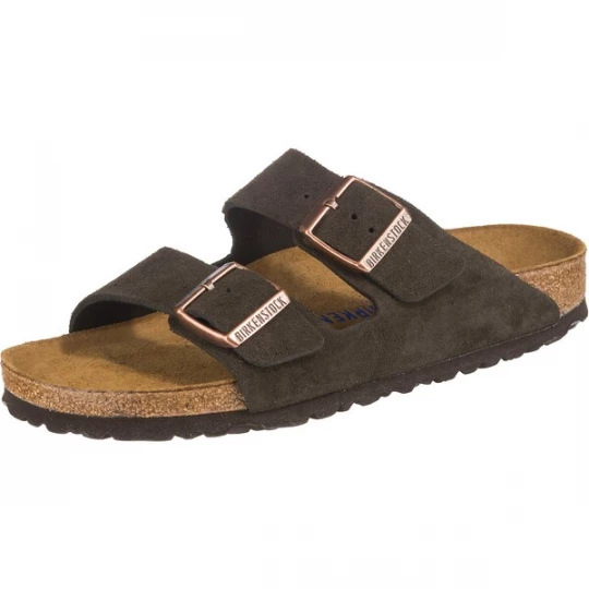 Foto van product BIRKENSTOCK Sandaal 'Arizona' donkerbruin / brons