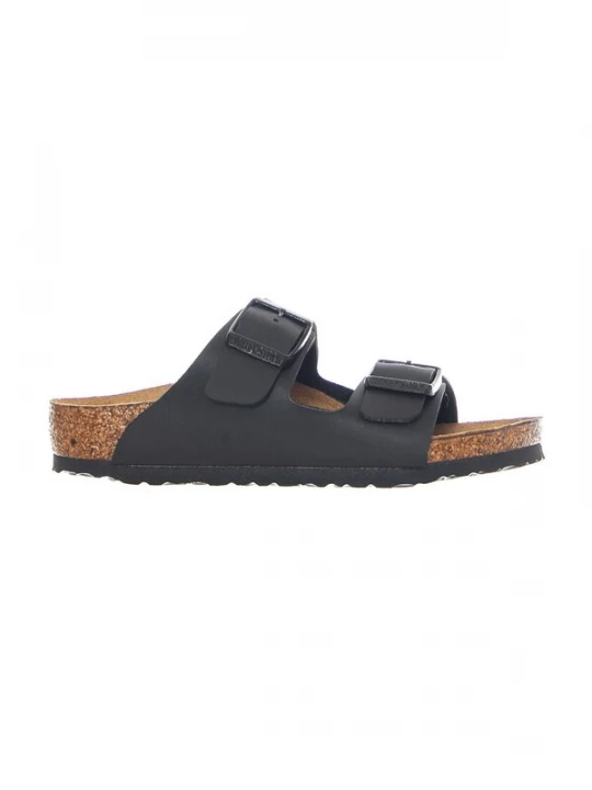 Foto van product BIRKENSTOCK Sandalen 'Arizona Kids Birko Flor Narrow Fit Black' zwart