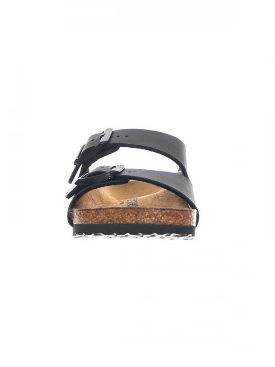 Foto van product BIRKENSTOCK Sandalen 'Arizona Kids Birko Flor Narrow Fit Black' zwart