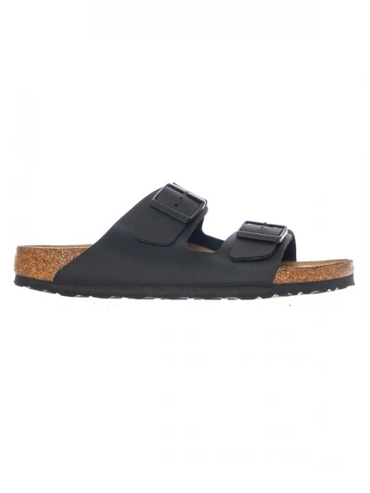 Foto van product BIRKENSTOCK Sandalen 'Arizona SFB Birko Flor Narrow Fit Black' zwart