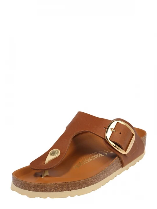 Foto van product BIRKENSTOCK Teenslipper 'Gizeh' bruin / goud