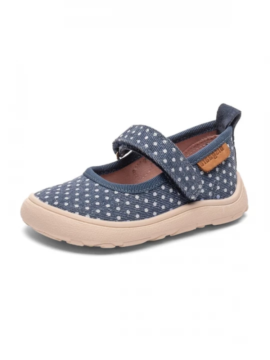 Foto van product BISGAARD Huisschoenen navy / wit