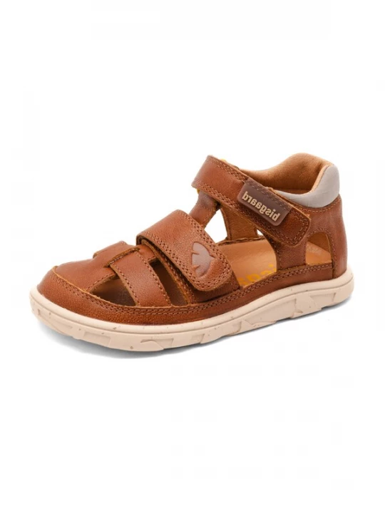 Foto van product BISGAARD Sandalen 'Vic' cognac / lichtgrijs