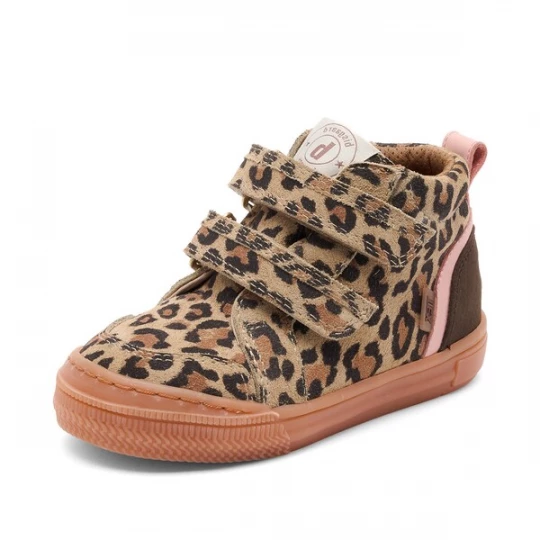 Foto van product BISGAARD Sneakers 'Cuba' bruin / cappuccino / rosa / zwart