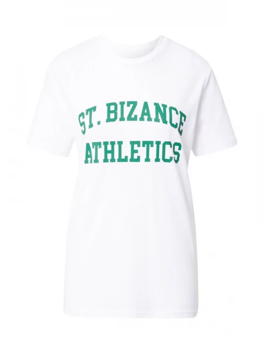 Foto van product Bizance Paris Shirt 'GUSTIN' groen / wit