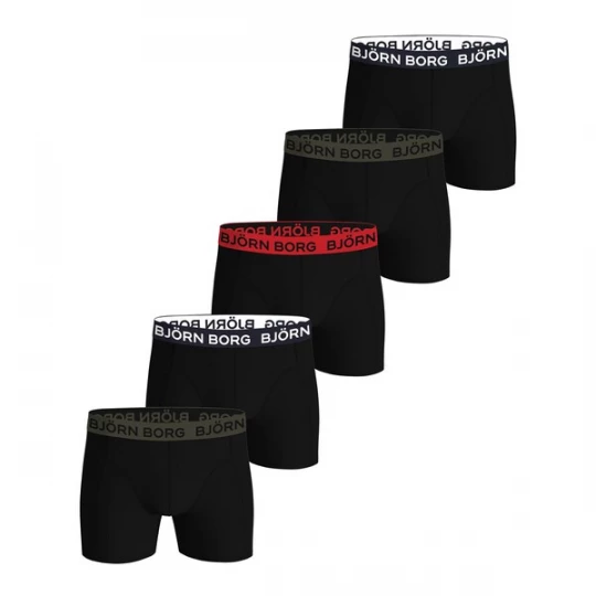 Foto van product BJÖRN BORG Boxershorts groen / rood / zwart / wit