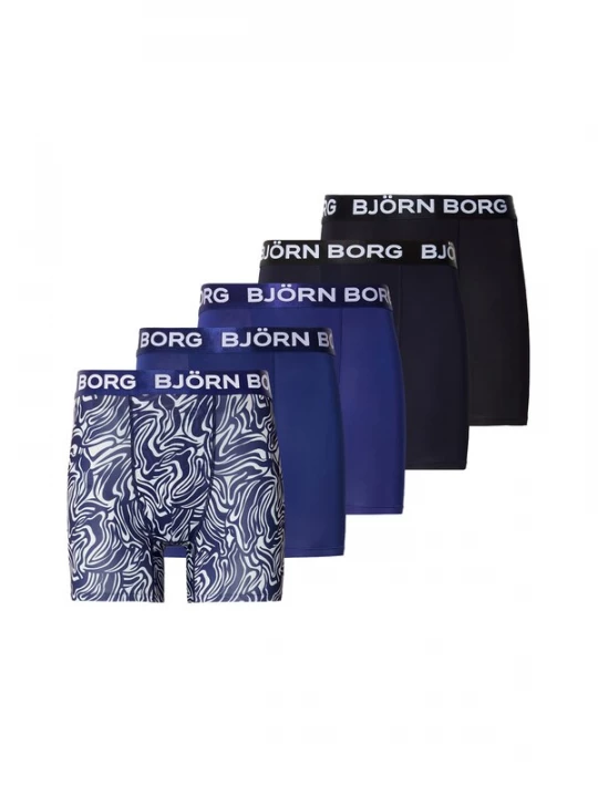 Foto van product BJÖRN BORG Boxershorts navy / zwart / wit