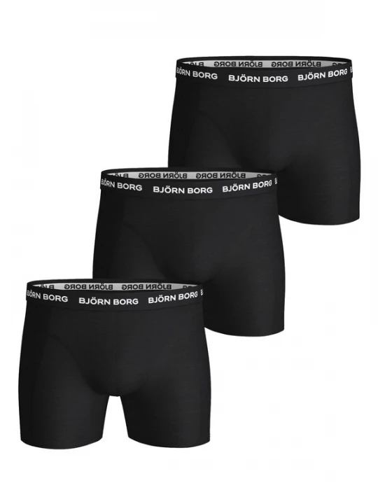 Foto van product BJÖRN BORG Boxershorts 'Solid' zwart / wit