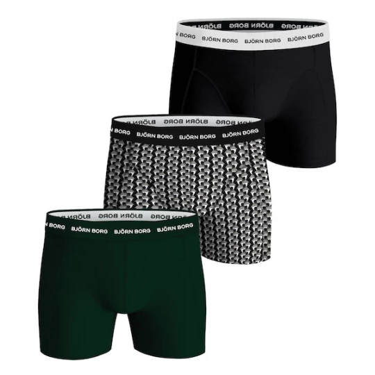 Foto van product BJÖRN BORG Sportondergoed donkergroen / zwart / wit