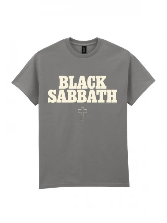 Foto van product BLACK SABBATH Shirt 'Black Sabbath Logo T-Shirt' grijs