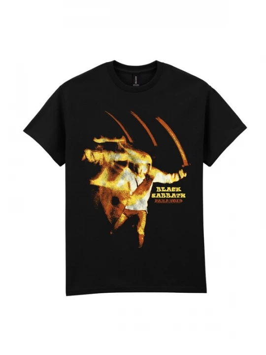 Foto van product BLACK SABBATH Shirt 'Black Sabbath Paranoid T-Shirt' zwart
