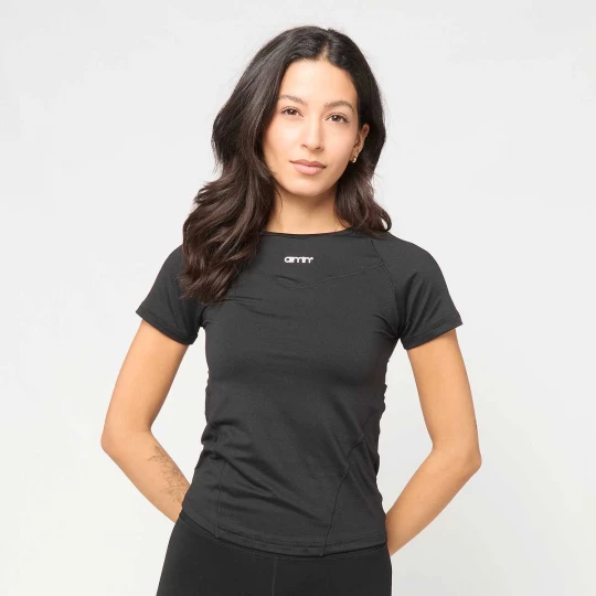 Foto van product Black Soft Basic Short Sleeve AIMN