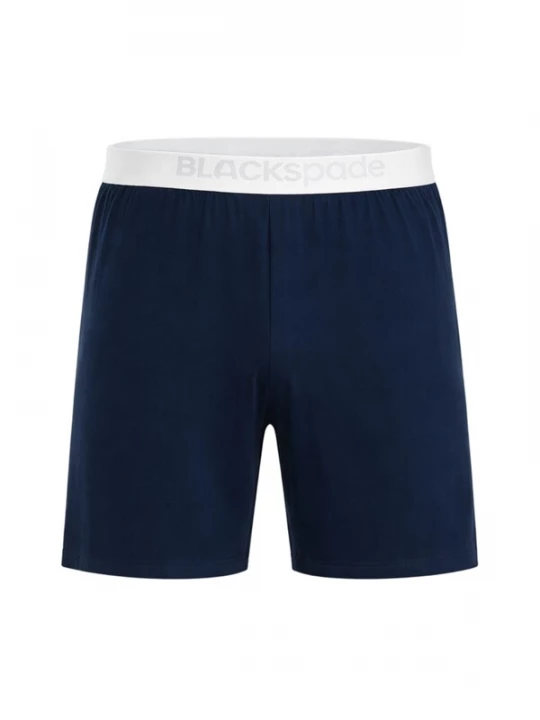 Foto van product Blackspade Pyjamabroek donkerblauw / grijs / wit