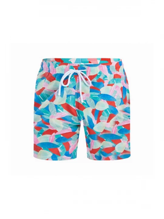 Foto van product Blackspade Zwemshorts ' Medium Pattern ' gemengde kleuren