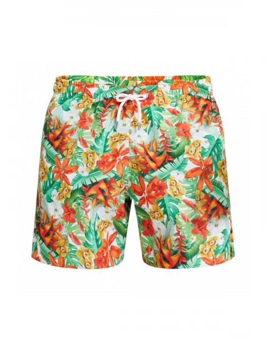 Foto van product Blackspade Zwemshorts ' Summer Prints ' groen / oranje