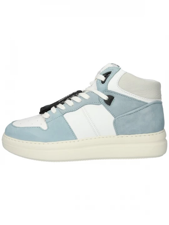 Foto van product BLACKSTONE Sneakers hoog beige / blauw / wit