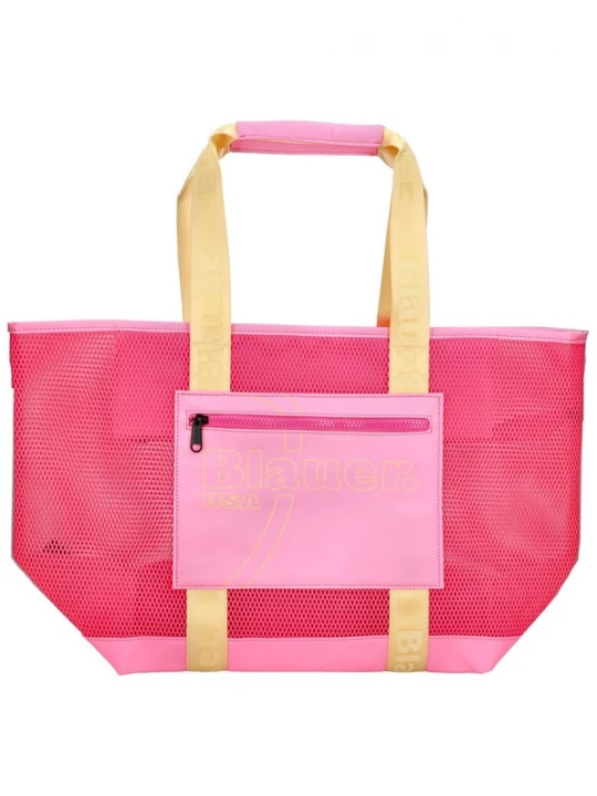 Foto van product Blauer.USA Shopper lichtgeel / pink / lichtroze Blauer Usa
