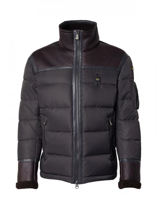 Foto van product Blauer.USA Winterjas 'ORGAN' donkerbruin / grijs Blauer Usa